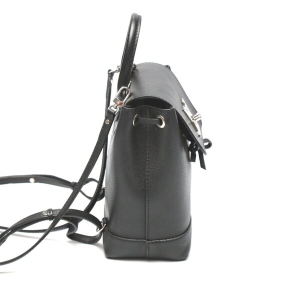 LOUIS VUITTON Black Leather Backpack - Picture 3 of 16